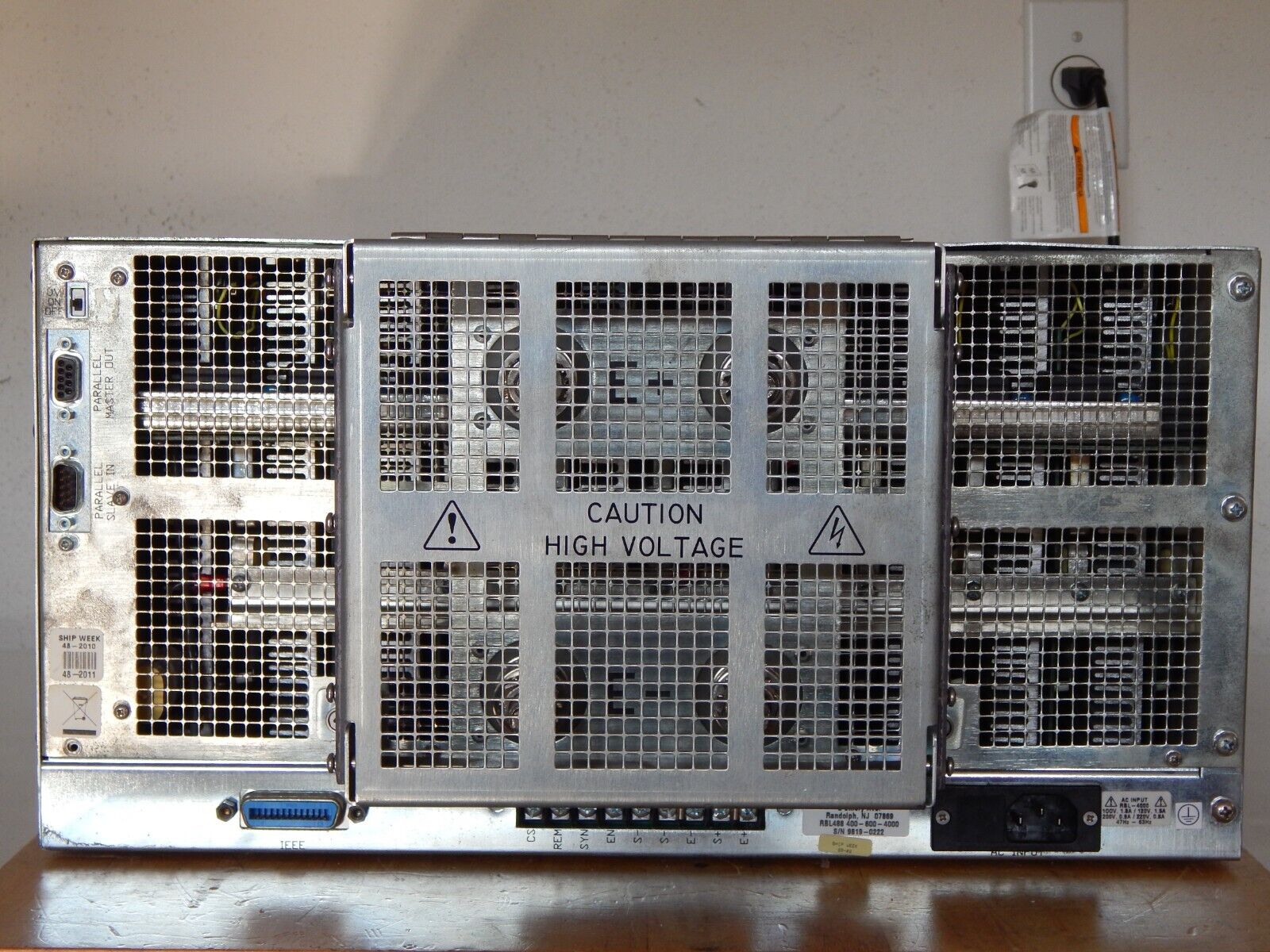 TDI Dynaload RBL488 400-600-4000 DC Electronic Load w/GPIB, 2 in stock TDI Dynaload RBL488 400-600-4000 DC Electronic Load w/GPIB, 2 in stock